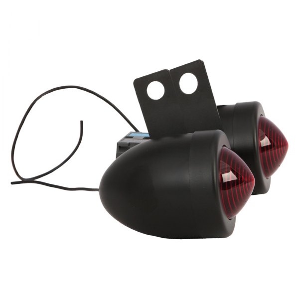 HardDrive® - Bullet Black Lights with Red Lens