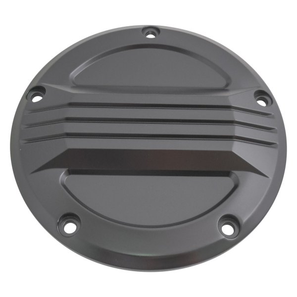 HardDrive® - 5-Hole Black Custom Derby Cover