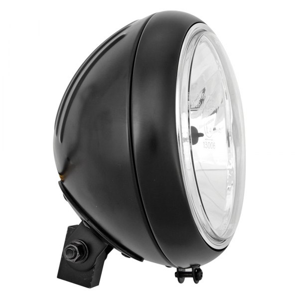 HardDrive® - 7" Style Bottom Mount Black Headlight