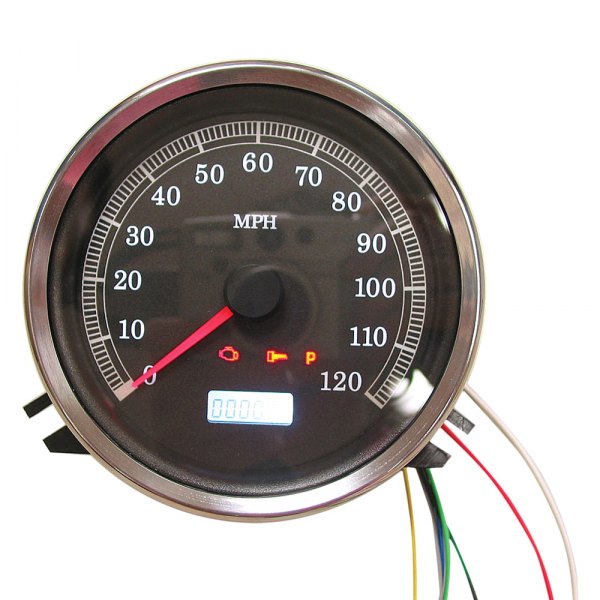 HardDrive® - Electronic Speedometer with Black Face