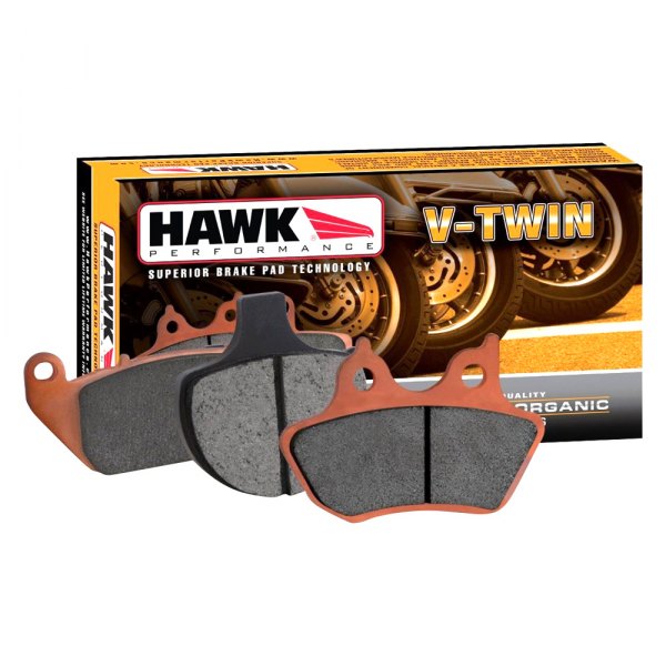 Hawk® - Rear Sintered Metallic Motorcycle Disc Brake Pads