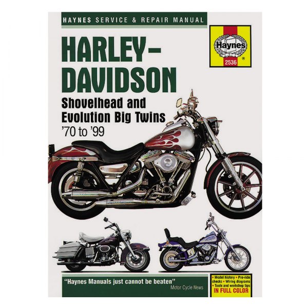 '99 nuevo k54 p14 Haynes 2536 reparación instrucciones Harley-Davidson Big Twins'70 