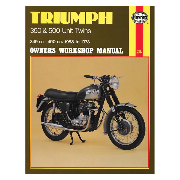 Haynes Manuals® - Triumph 350 & 500 Unit Twins 1958-1973 Owner's Workshop Manual