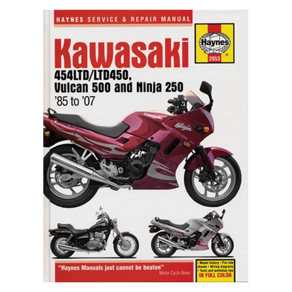 Haynes Manuals® - Kawasaki 454LTD/LTD450, Vulcan & Ninja 250 1985-2007 Repair Manual