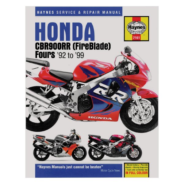 Haynes Manuals® - Honda CBR900 1992-1999 Repair Manual