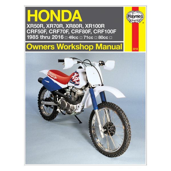 Haynes Manuals® - Honda XR80R & XR100R 1985-2016 Repair Manual
