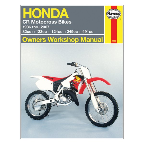 Haynes Manuals® - Honda CR Motorcross Bikes 1986-2007 Repair Manual