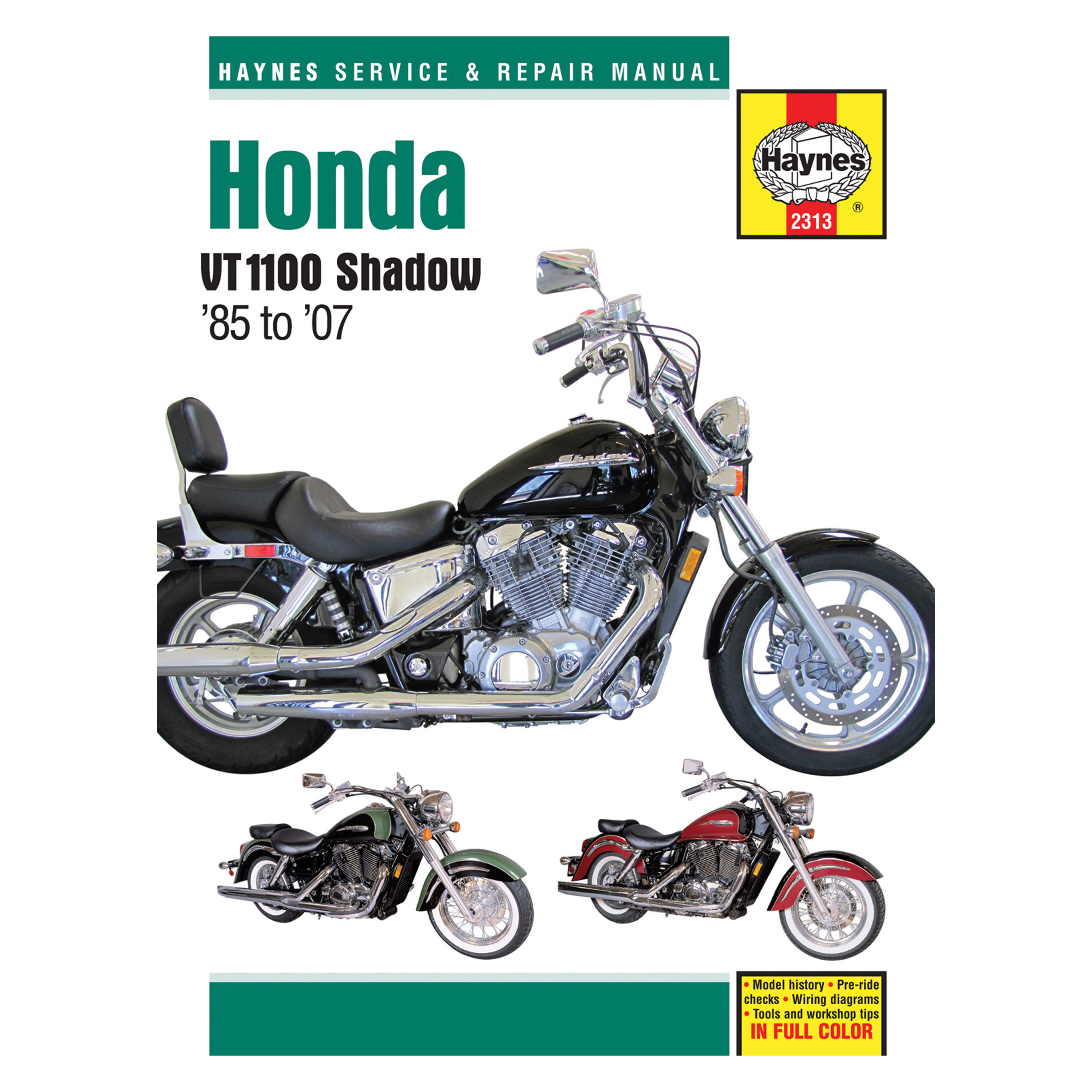 Haynes Manuals® M2313 - Honda Shadow VT1100 1985-2007 Repair Manual -  MOTORCYCLEiD.com