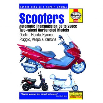 1987-2001 Yamaha SH50 Razz 50 Scooter Maintenance & Repair Manual Pro 