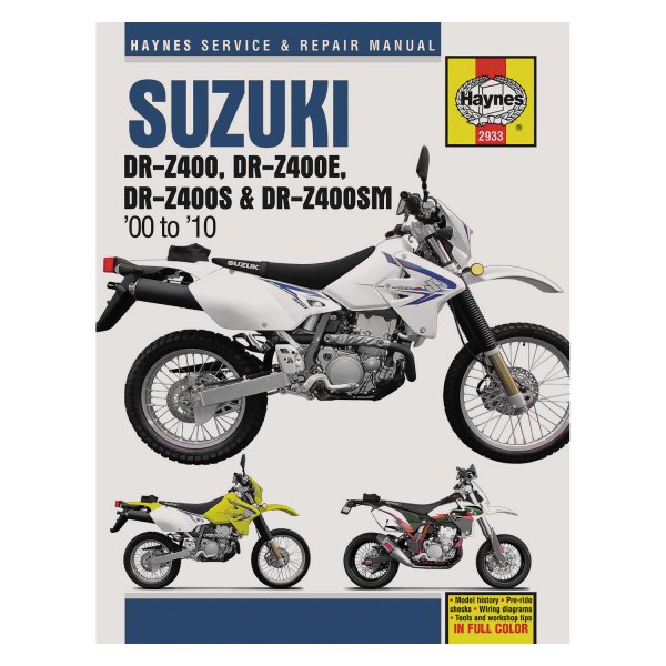 Haynes Manuals® - Suzuki DR -Z400/SM/E/S 2000-2010 Repair Manual
