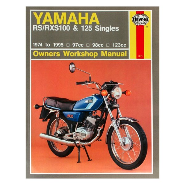 Haynes Manuals® - Yamaha RS/RXS100 and 125 Singles 97cc, 98cc and 123cc models 1974-1995 Repair Manual