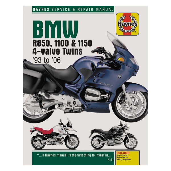 Haynes Manuals® - BMW R850, 1100 & 1150 4-Valve Twins 1995-2004 Repair Manual
