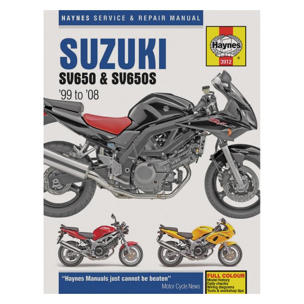 Haynes Manuals® - Suzuki SV650 & SV650S 1999-2008 Repair Manual