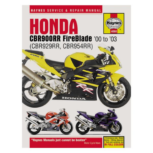 Haynes Manuals® - Honda CBR900RR FireBlade 2000-2003 Repair Manual