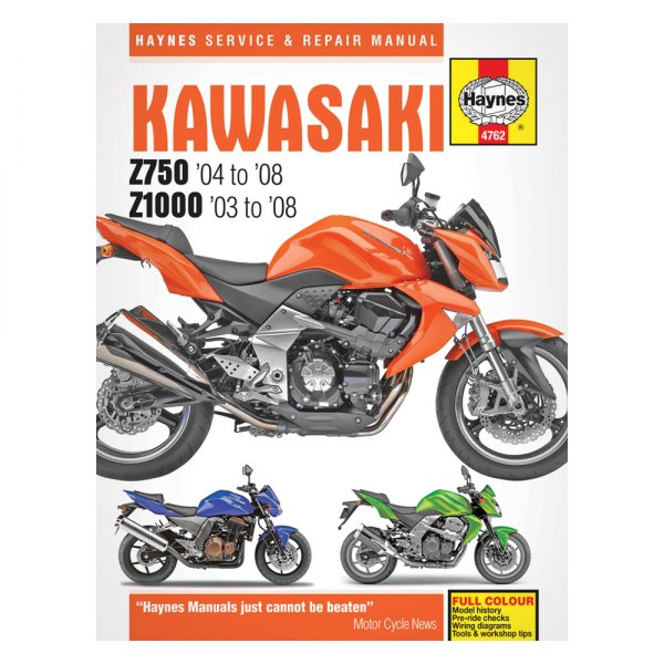 Haynes Manuals® - Kawasaki Z750 & Z1000 2003-2008 Repair Manual