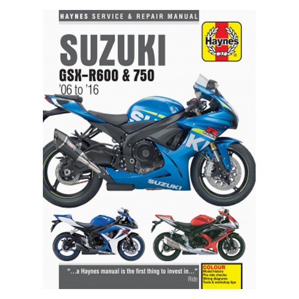 Haynes Manuals® - Suzuki GSX-R600-750 2006-2016 Repair Manual