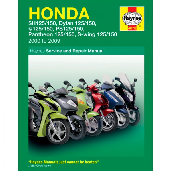 Haynes Manuals® - Honda Scooters SH125 SES125 NES125 PES125 & FES125 2000-2009 Repair Manual