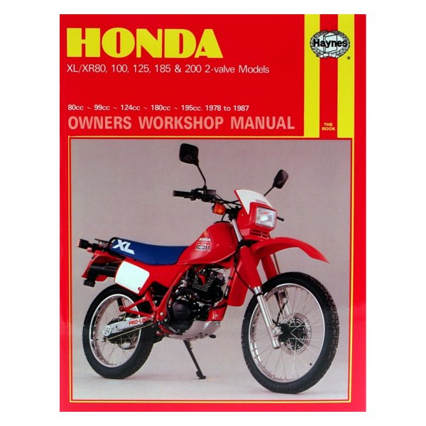Haynes Manuals® - Honda XL/XR with 80cc thru 200cc engines 1978-1987 Repair Manual