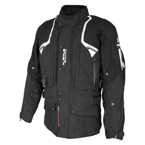 Helite® - Touring Series Men's Textile Airbag Jacket (6X-Large, Black)