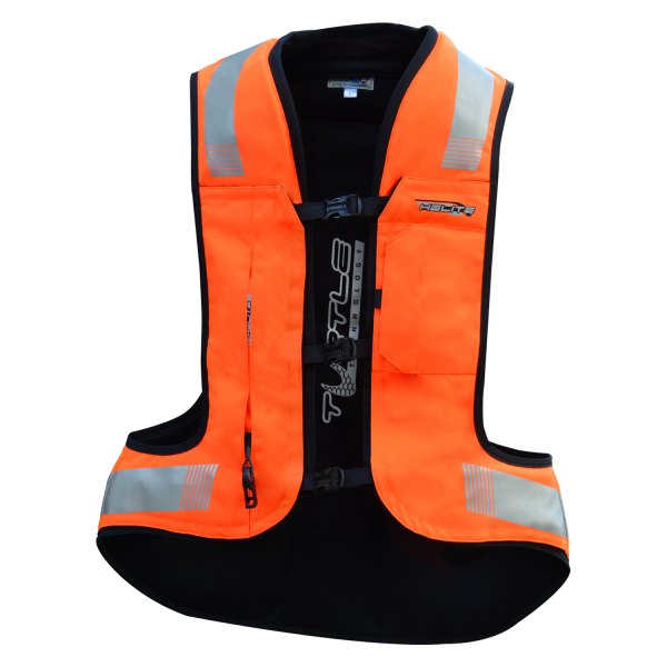 Helite® - Turtle Series 2 Men's Vest (Large, Hi-Viz Orange)