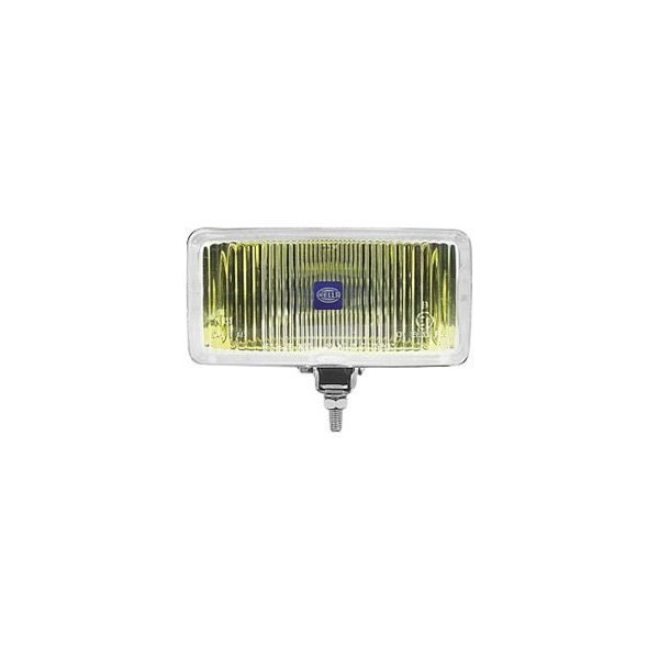 Hella® - 550-Series SAE/ECE 7.6"x3.7" 55W Rectangular Fog Beam Yellow Light, Front View