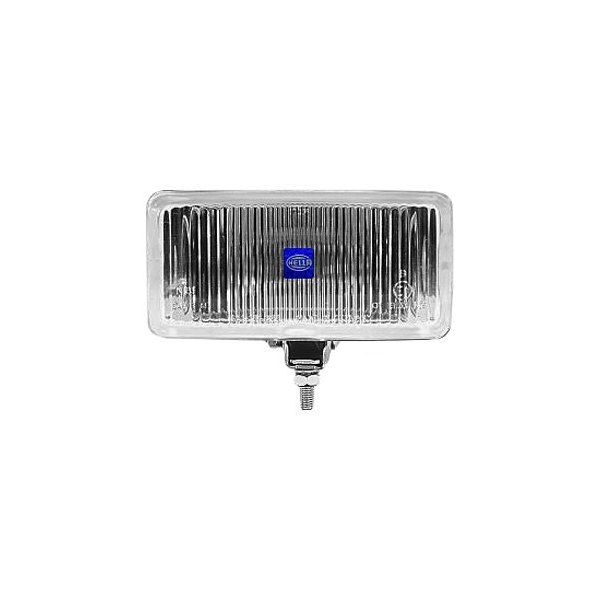 Hella® - 550-Series SAE/ECE 7.6"x3.7" 55W Rectangular Fog Beam Light, Front View
