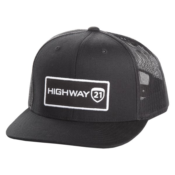 Highway 21® - Men's Hat with Logo (One Size, Black)