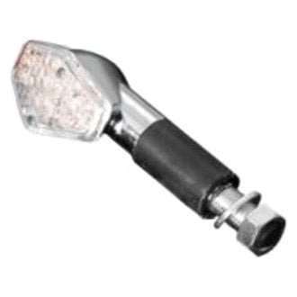 Highway Hawk® HH-68-9273 - Hexagon Style Chrome Plastic LED Turn Signal Lights