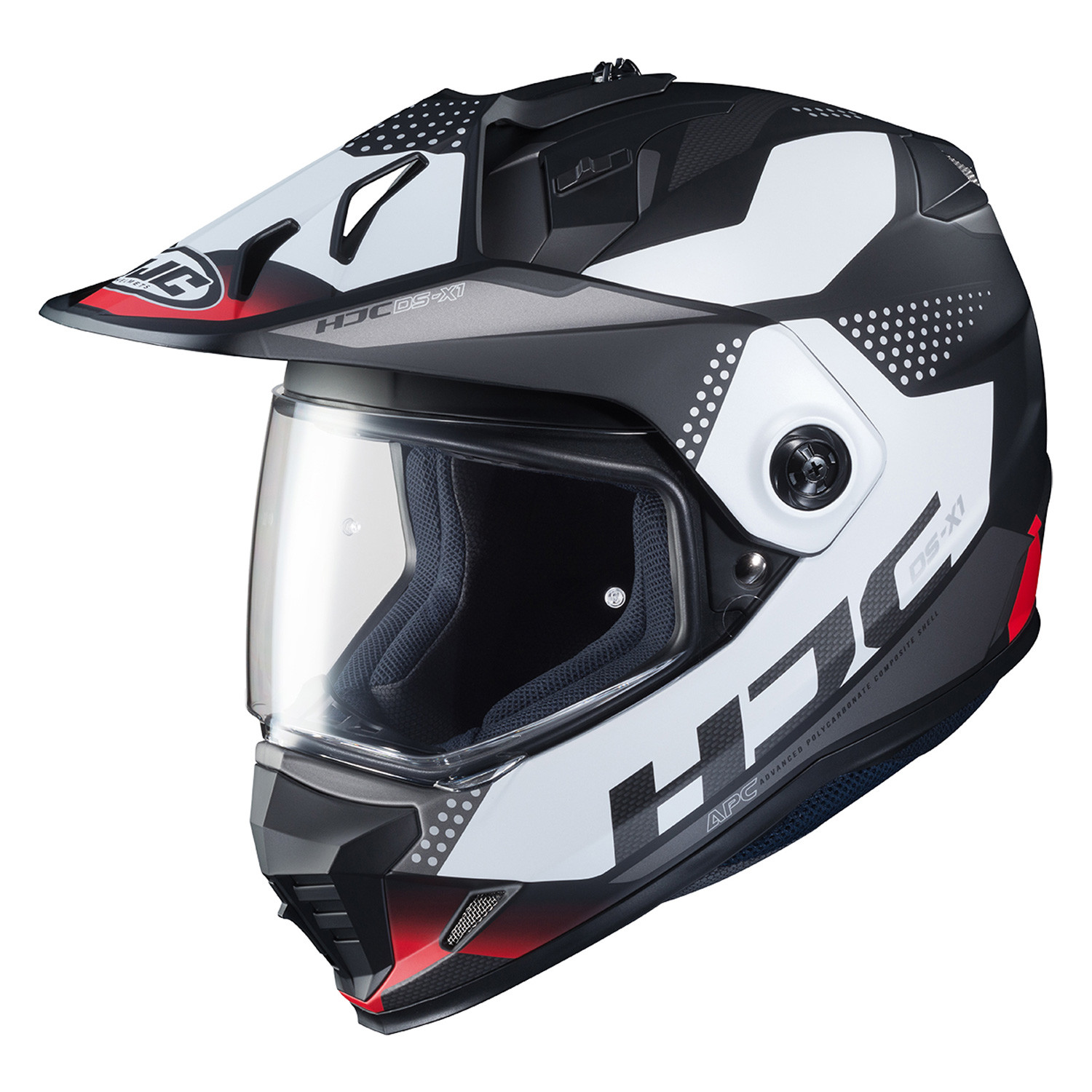 HJC Helmets® - DS-X1 Tactic Dual Sport Helmet - MOTORCYCLEiD.com