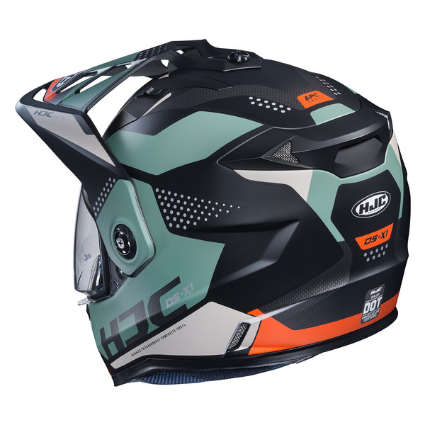HJC Helmets® - DS-X1 Tactic Dual Sport Helmet - MOTORCYCLEiD.com
