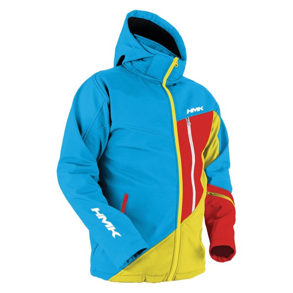 HMK® - Pinnacle Softshell Jacket (Large, Blue/Red/Yellow)