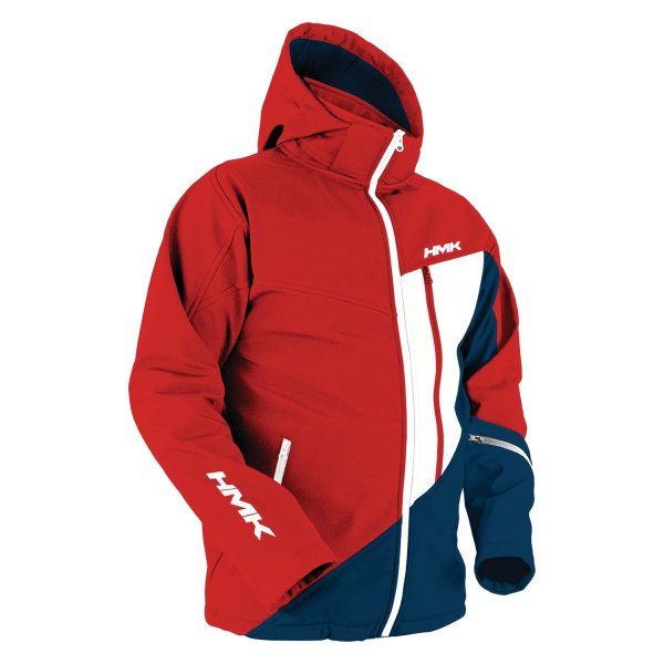 HMK® - Pinnacle Softshell Jacket (X-Small, Red/White/Blue)