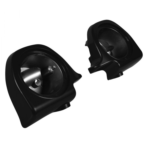 HogWorkz® - Black/Vivid Lower Vented Fairing 6.5" Speaker Pods
