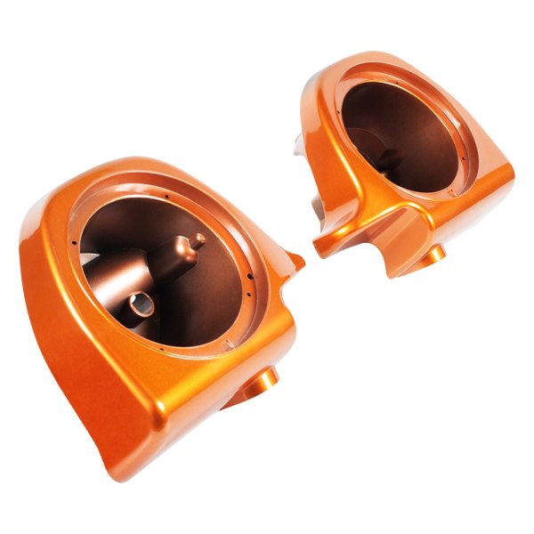 HogWorkz® - Amber Whiskey Lower Vented Fairing 6.5" Speaker Pods