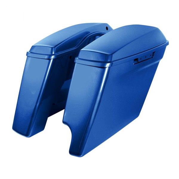 HogWorkz® - 2-Into-1 Stretched Superior Blue Saddlebags