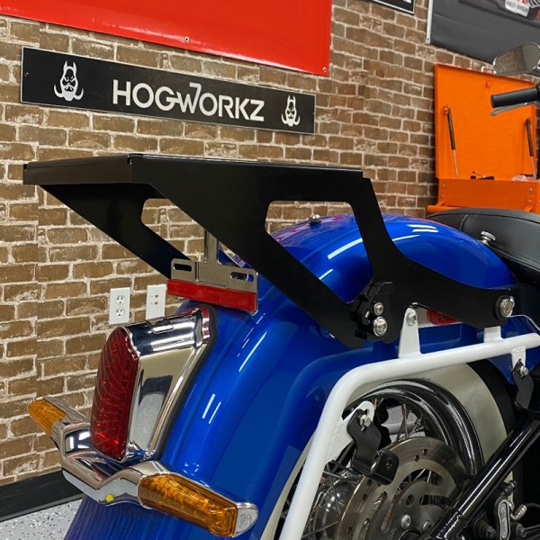 HogWorkz® - Black Two-Up Tour Pack Mount