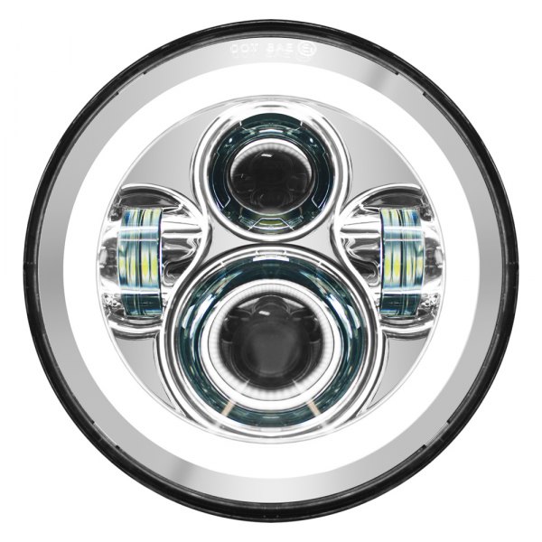 HogWorkz® - 7" Chrome Halo LED Headlight