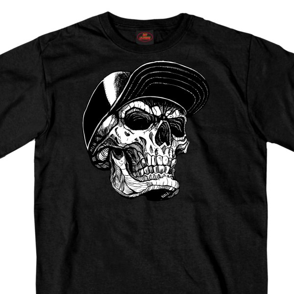 Hot Leathers® - SS Skull Snapback (Medium, Black)