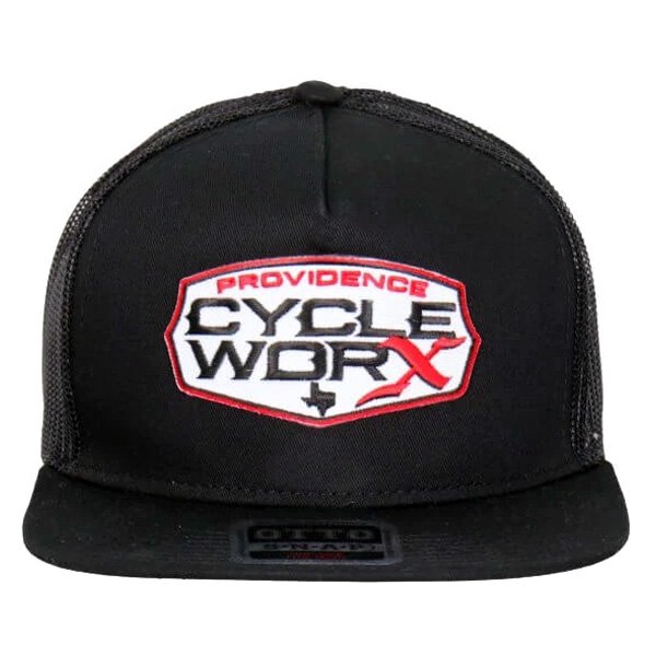 Hot Leathers® - Official Providence Cycle Worx Patch Snapback Hat (Black)