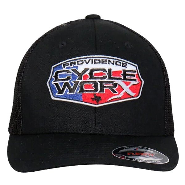 Hot Leathers® - Official Providence Cycle Worx Texas Patch Hat (Black)