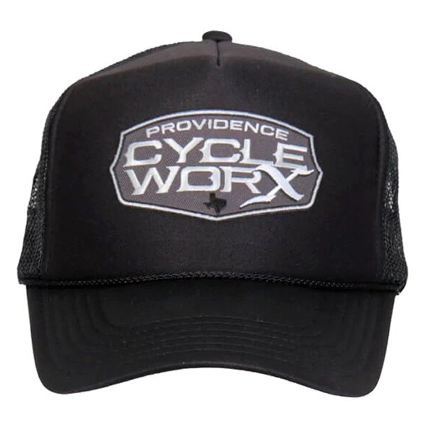 Hot Leathers® - Official Providence Cycle Worx Patch Trucker Hat (Black)