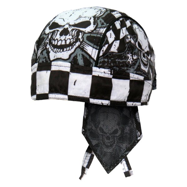 Hot Leathers® - Headwrap (Checkered Flags)