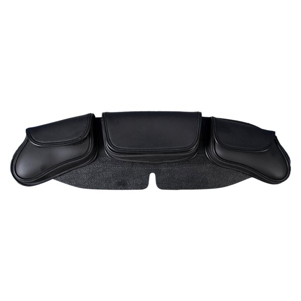 Hot Leathers® - PVC Black Tri-Pouch Windshield Bag