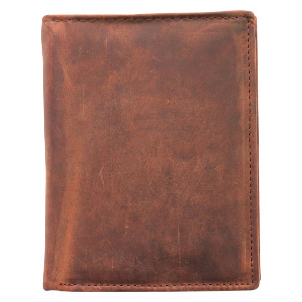 Hot Leathers® - Bi-Fold Leather Wallet with RFID