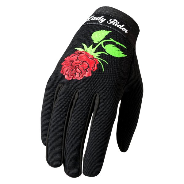 Hot Leathers® - Rider Mechanics Ladies Gloves (Medium, Black)