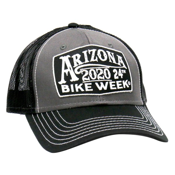 Hot Leathers® - Official 2020 Arizona Bike Week Sign Trucker Hat (Black Denim)