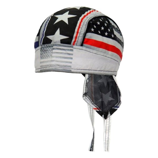 Hot Leathers® - Thin Line Stars And Stripes Flag Headwrap