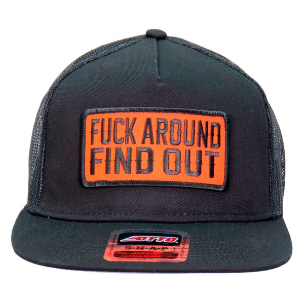 Hot Leathers® - Fuck Around Find Out Snapback (Black)