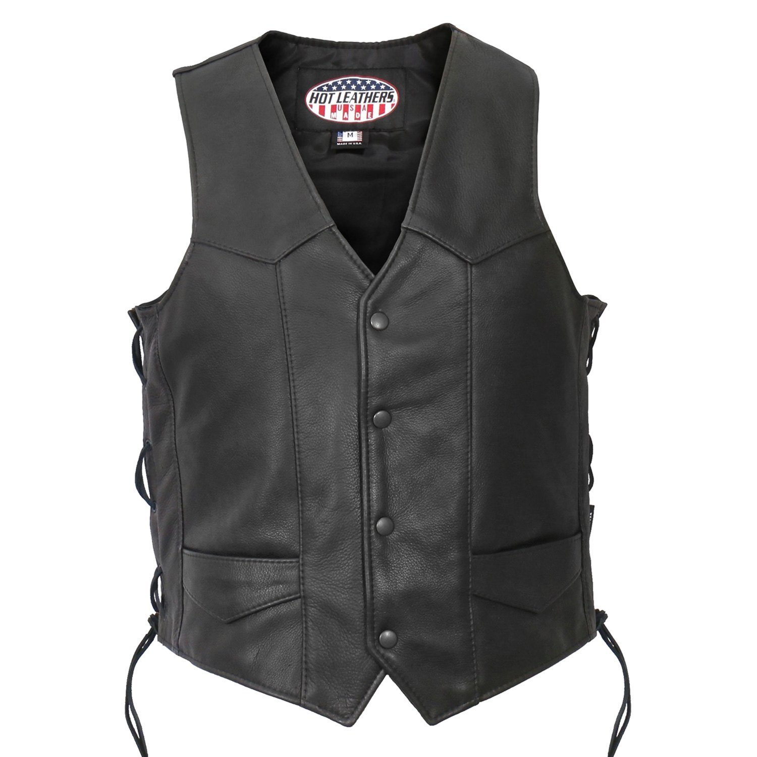 hot leather vest