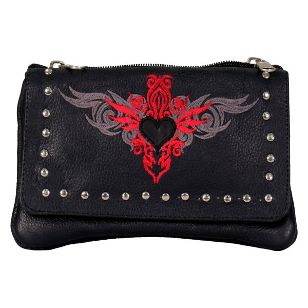 Hot Leathers® - Clip Pouch Purse with Studs